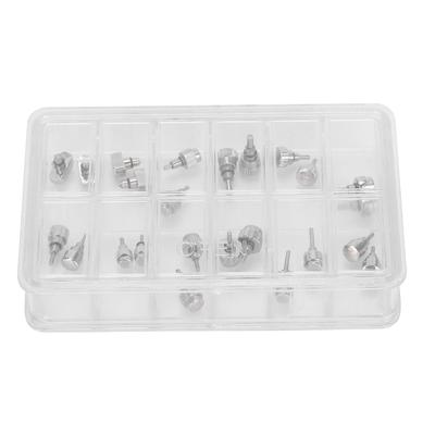 Herramienta de reparación de relojes con botón pulsador de 12 rejillas/caja para relojeros