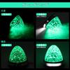 REPTICO LED Side Marker 24V Truck Roadside Green Clear Crystal Cut LED Marker High Color Selection Easy Resistant PC Set of 4 Set of Lamps, Lights,