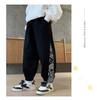 2025 Boys' Fleece-Lined Winter Pants - Stylish One-Piece Sports Trousers for Medium & Large Children