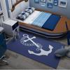 Nordic Marine Fan Carpets Mediterranean Soft Floor Mat for Living Room Bedroom Kids Room Sofa Coffee Table