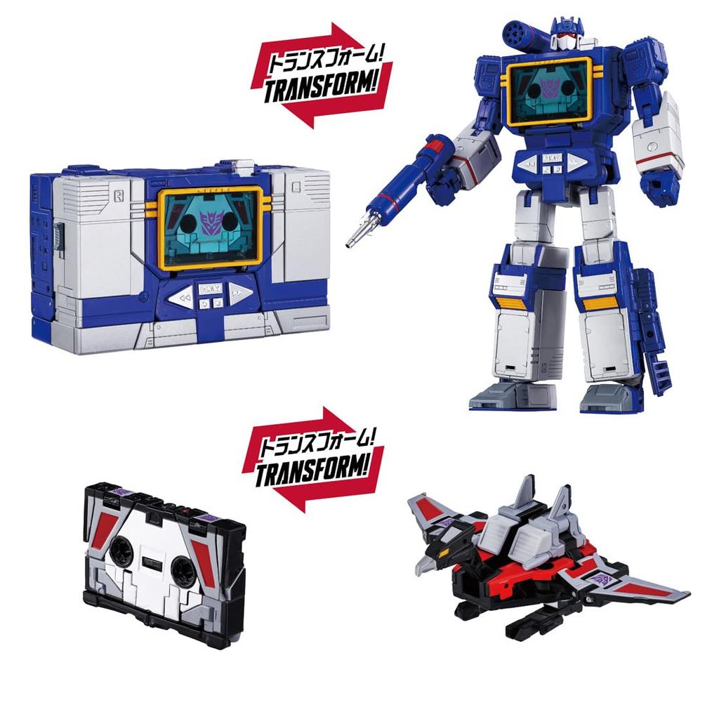 TAKARA TOMY MPG-19 Soundwave and Condor Action Figures