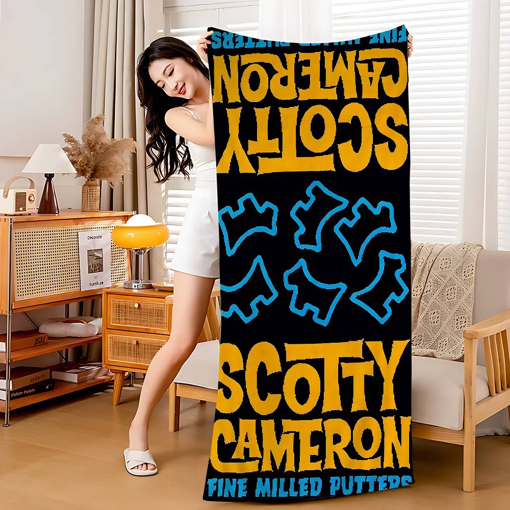Golf S-Scotty C-Camerons Microfiber Blanket Quick Drying Beach Towels Oversized Printing Super Absorbent Pool Towel Blanket
