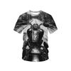 Men's Fashion 3D Printed Men's T-Shirt Round Neck Short Sleeve Trendy Street Wear