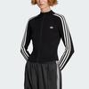 adidas Originály ADICOLOR 3 pruhy úpletová bunda na zip Slim Fit Dámská JY2597