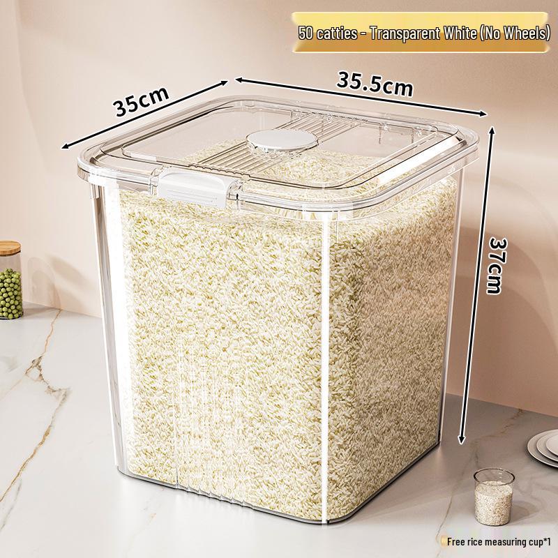 Pest-Proof Moisture-Proof Rice Flour Storage Jar | Food-Grade Large Capacity Container