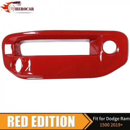 2PCS Red Front Bumper Fog Light Cover For Dodge RAM 1500 -2024 Accessories
