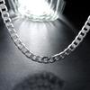 925 Sterling Silver 8mm Side Chain Necklace