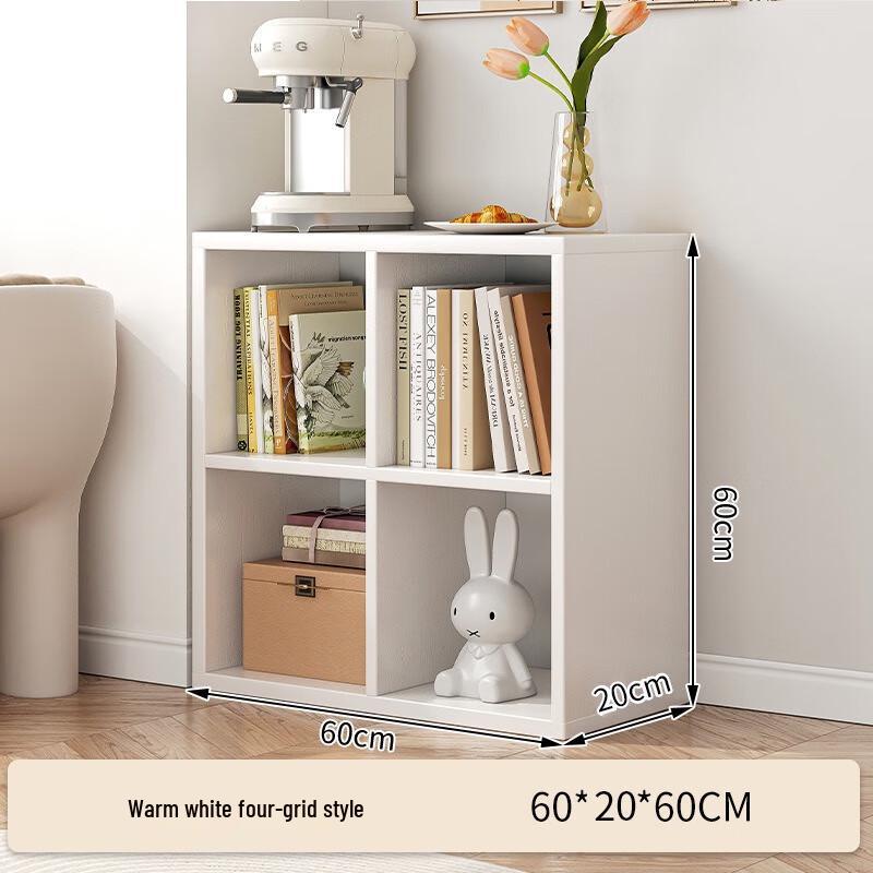 Modular Wood Bookshelf Storage Cabinet