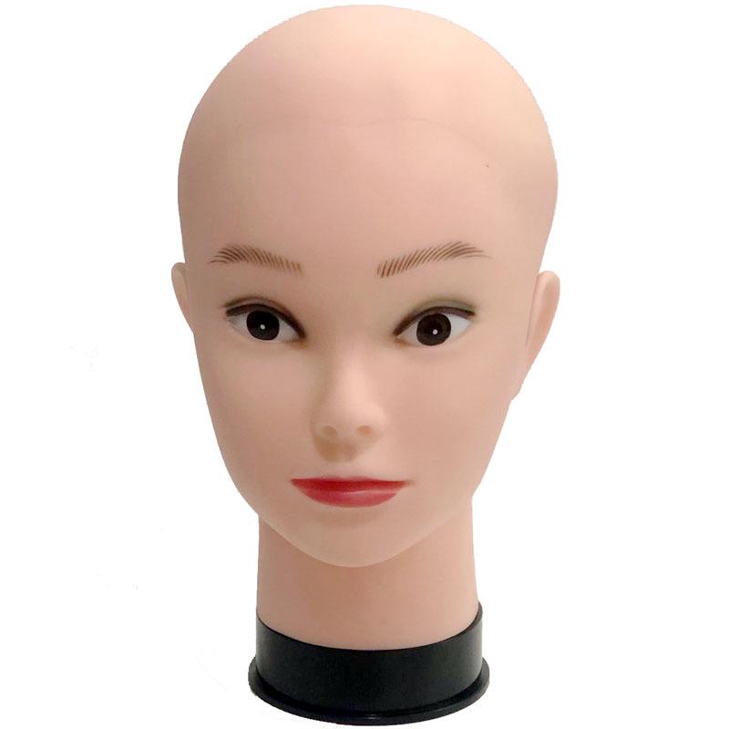 Large Bald Mannequin Head for Wig Display  Makeup Practice