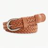 Commuter Belt Women's Non-punching Woven Women's Belt Decorative Dress Jeans Belt