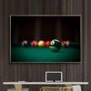 Vintage Bilardo Duvar Resimleri Snooker Tuval Boyama Duvar Sanatı Modern Spor Posterleri Baskılar Oturma Odası Kulübü Duvar Dekor için