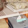 Organizzatore a Ripiano Estraibile per Armadio per Conservazione Vestiti e Divisorio per Armadietto