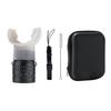 Portable Breathing Trainer with Lanyard Adjustable Resistance Men Women Oral Muscles