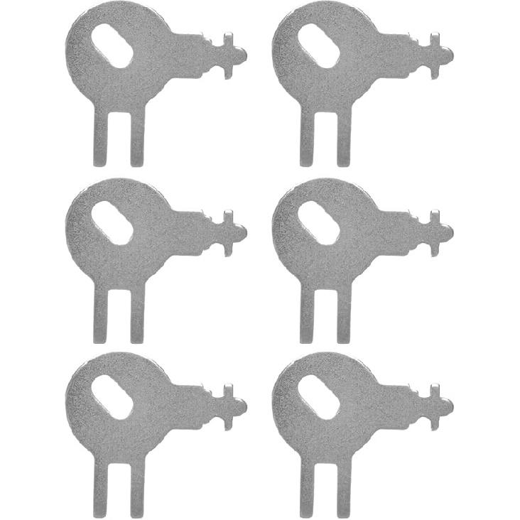 (6PCS) KeyPower Dispenser Key Compatible with Tork Dispensers and Von Drehle Palmer Fixtures, Compatible Models 70WM1, 83TR, 87T, and More Paper