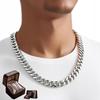 Cadena Gruesa de Plata para Hombre Cadena Gruesa 9mm Elegante Collar Pancerka