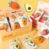 Schattige Avocado Aardbei Fruit Kunstmes Mini Draagbaar Multifunctioneel Mes Papier Mes Blad Kantoor Schrijfwaren Snijbenodigdheden
