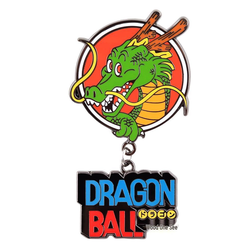 Dragon Ball Metal Alloy Brooch - Trendy Cartoon Pin, Creative Gift & Backpack Accessory