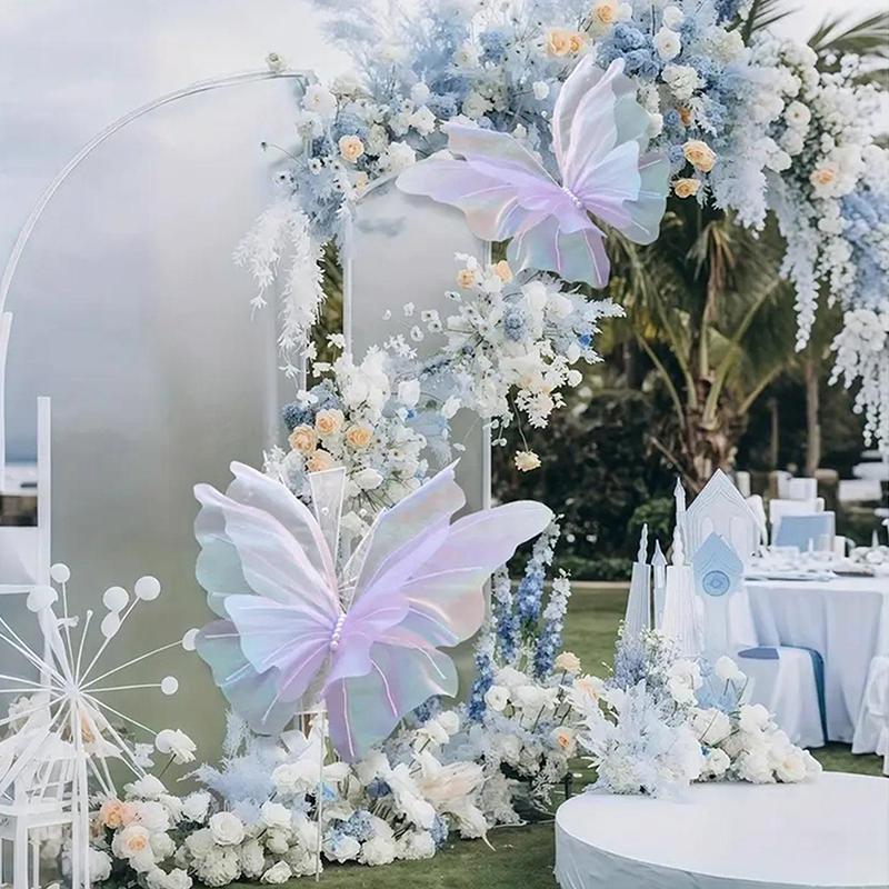 Butterfly And 5M Styling Tube Bendable Aluminum Pvc Pipe Wedding Party Baby Shower Birthday Decor Mold Diy Prop