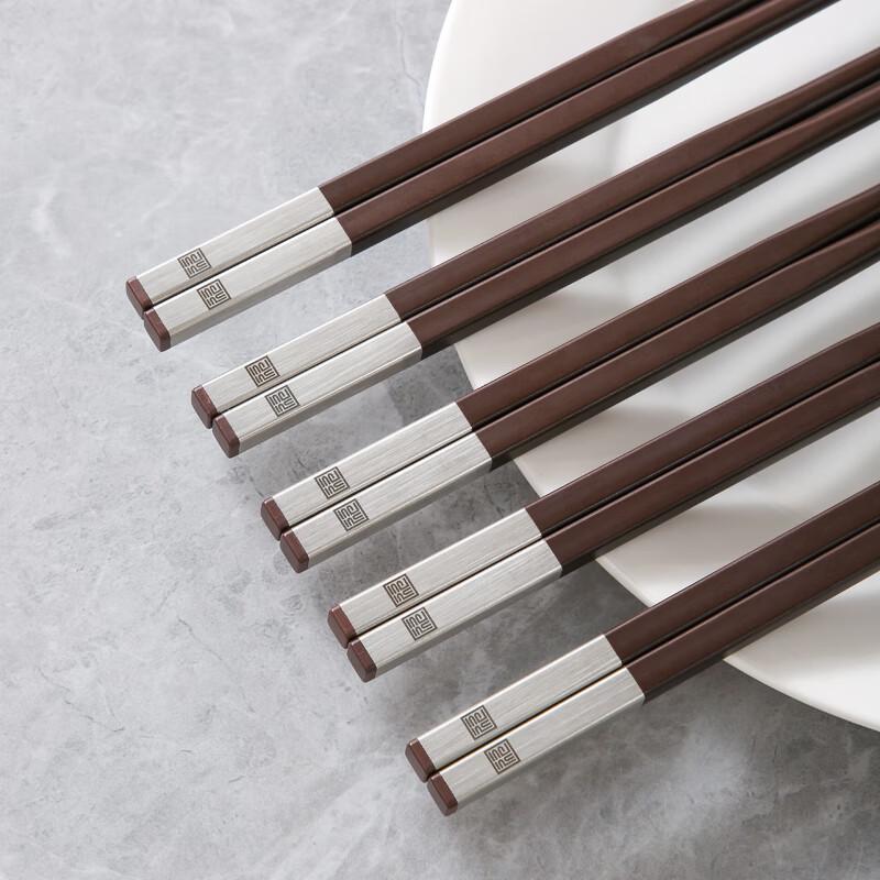 Tianyajing Silver Blessing Alloy Chopsticks