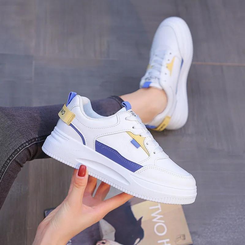 Neue Mode Damen Tennis Sport Laufschuhe für Damen Rosa Flach Niedlich Frühling Herbst Ohne Absatz Canvas Freizeit-Sneakers