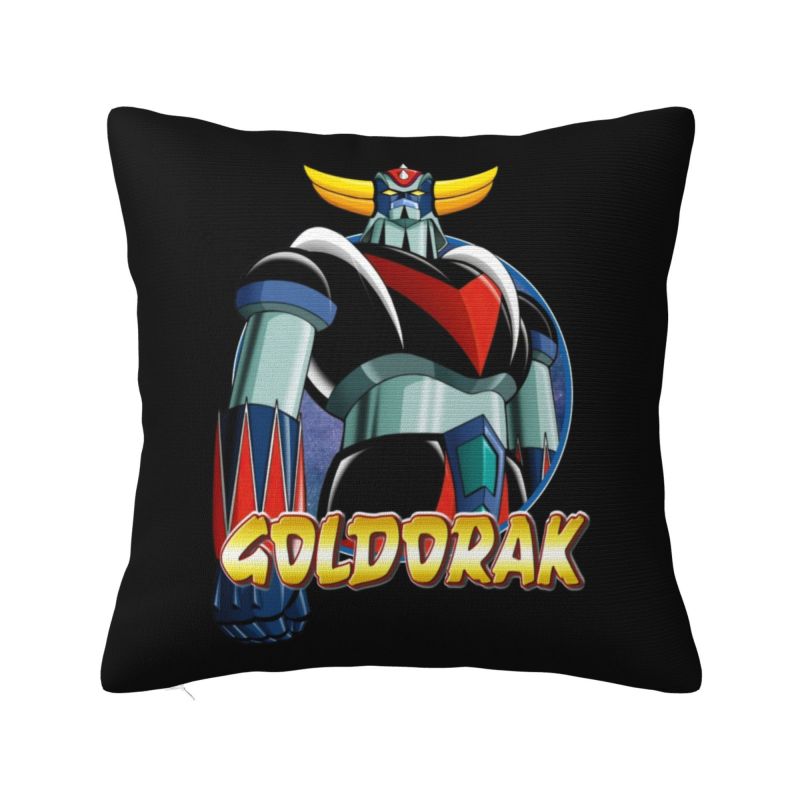 Custom Nordic UFO Robot Goldorak Grendizer Cushion Cover Polyester Actarus Goldrake Mecha Anime Pillow Case Home Decor