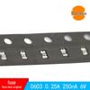 0603 SMD Fuse, 0.25A, 6V, JK-SMD0603-025-6V, Self-Healing, Original Stock