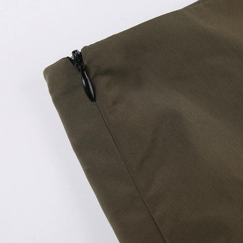 Women's Clothes Retro Punk Low Waist Y2k Mini Pleated Skirt With PU Belt Summer Sexy Super Short Skirt Vintage Streetwear Skinny