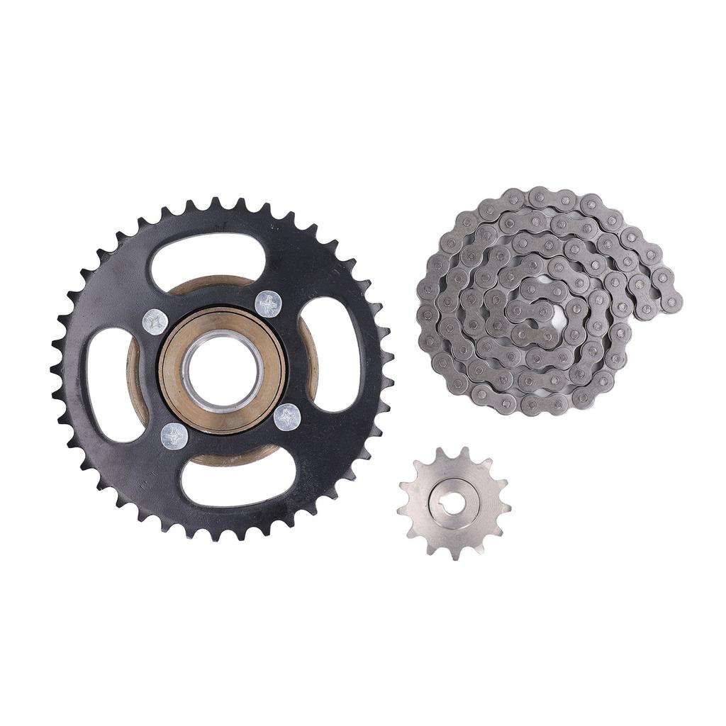 Kit Lanț și Pinioane 420 Oțel Lanț 420 76 Zale Pinion Față 13D Pinion Spate 41D pentru Bicicletă