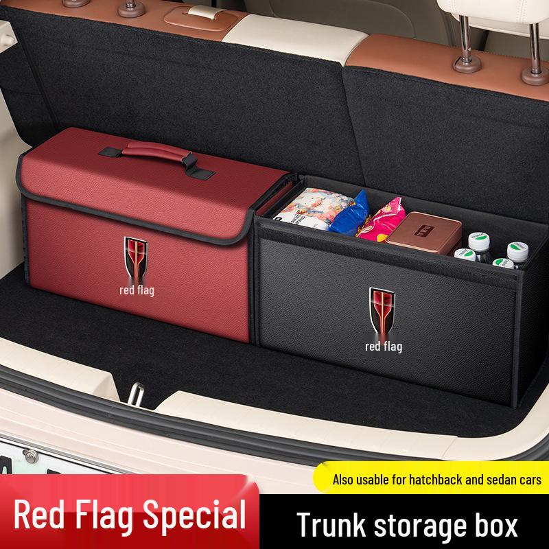 Hongqi Car Trunk Storage Organizer for HS5, HS7, H5, H7, EHS3, HS9, H9 Models