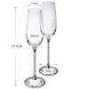 Kreative Hochzeit Weinglas Tasse einzigartige Champagner Flöten kristallines Party Geschenk Toastglas Kelch Kristall Jahrestag
