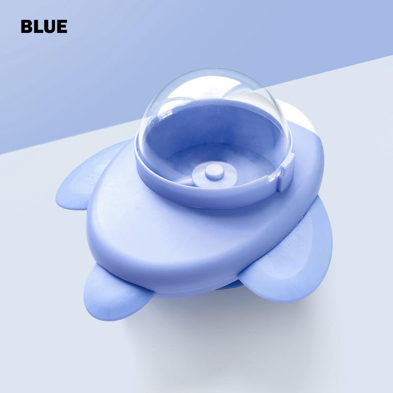 

Интерактивная игрушка для собак 2-в-1, автоматический диспенсер для корма и лакомств для питомцев, мультяжные ракетные ускорители, миска для медленного кормления, кормушка для лакомств для тренировки собак CHINA синий