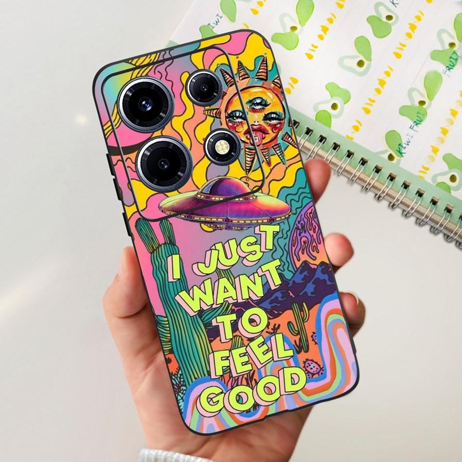 For Infinix Note 30 VIP 2023 Case X6710 Fashion Elegant Painted Soft Silicon TPU Phone Back Cover For Infinix Note30 VIP 30VIP