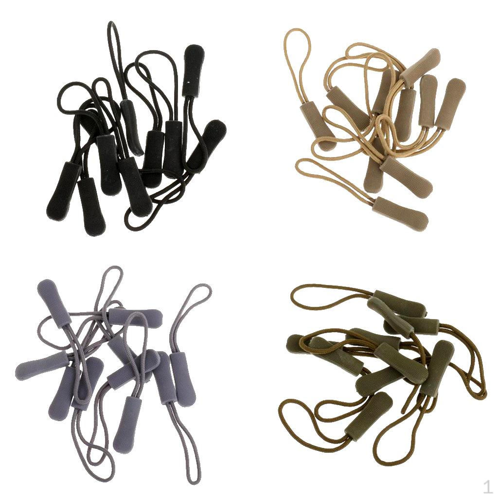 

40 штук Нескользящий шнурок для пуллера молнии Застежка для пуллера молнии Замена