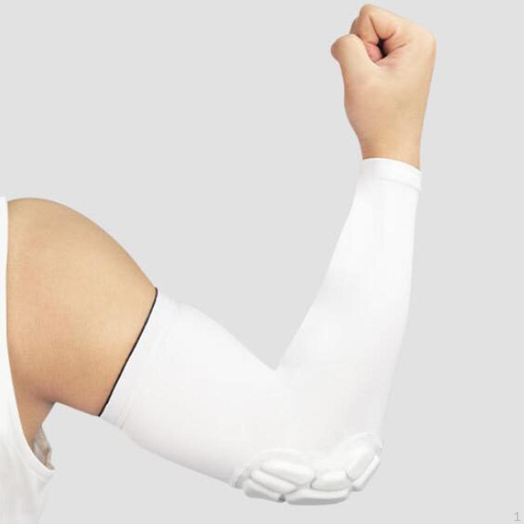 1 Piece Padded , Compression W/ Elbow Pad for Football, Volleyball, Baseball