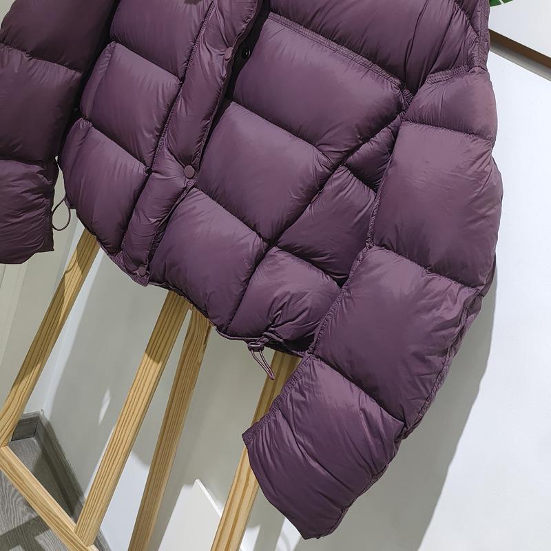 Women's Hooded Down Puffer Coat - Slimming Winter Jacket with 90% Duck Down, Thick and Loose Fit.