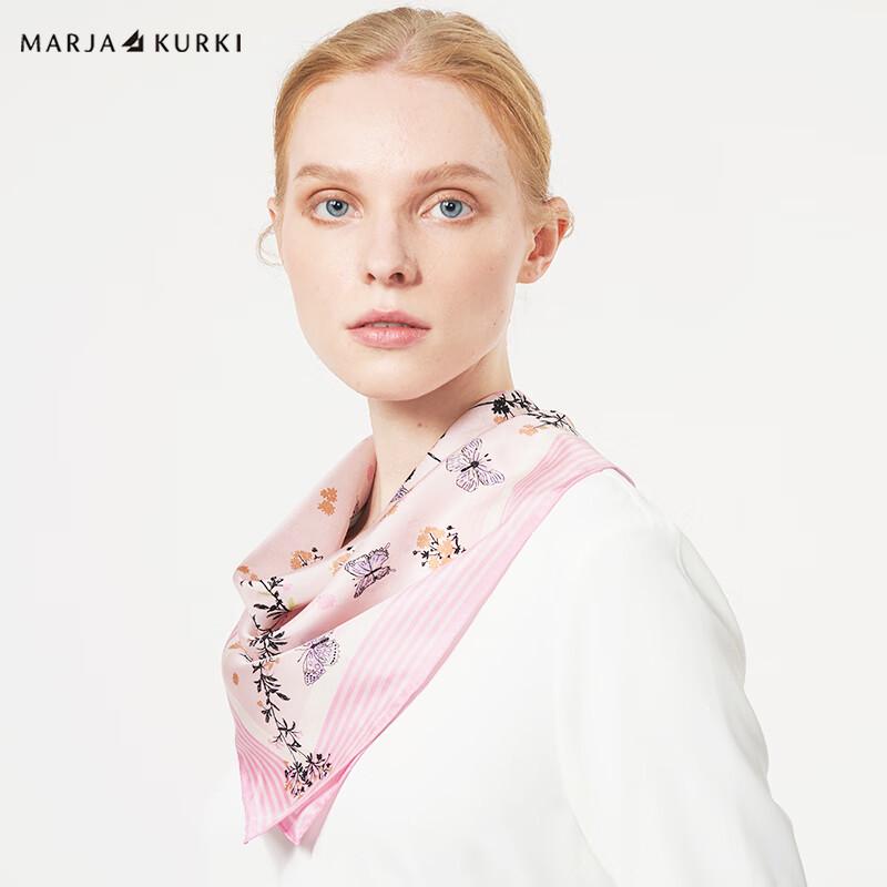 MARJA KURKI Mulberry Silk Small Square Scarf
