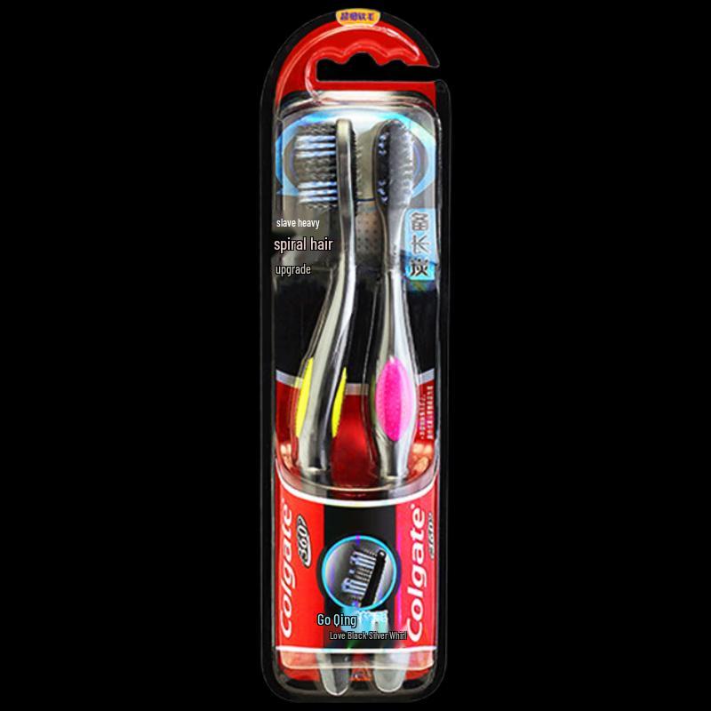 

Colgate 360° Charcoal Double Spiral Toothbrush