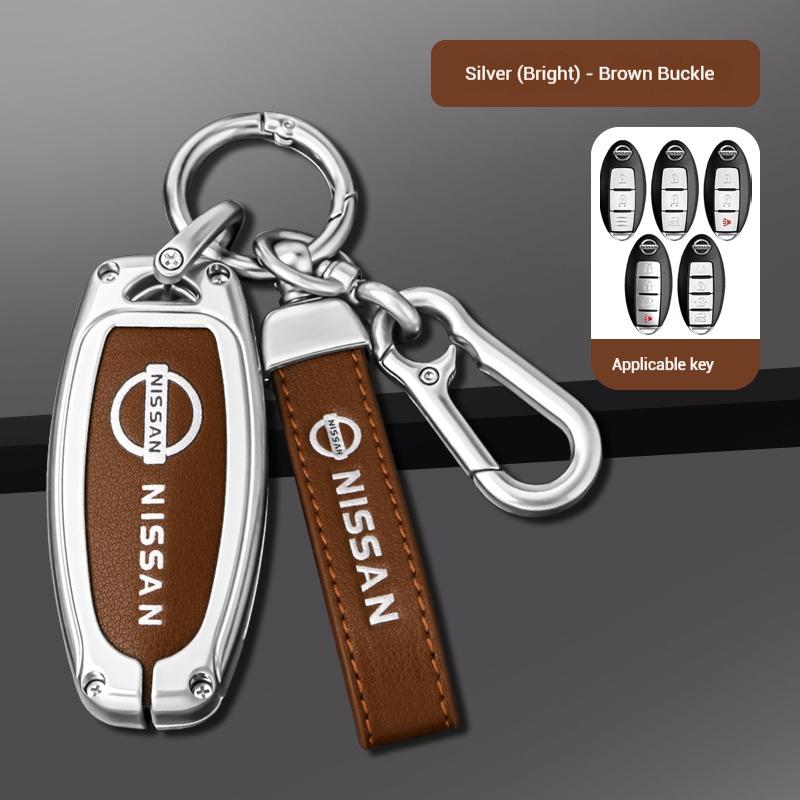 Aliaj de Zinc Piele Cheie Auto Pentru Husă Nissan Qashqai Juke X-Trail Patrol Note Leaf Altima Maxima Murano Tiida Teana Rogue Sentra