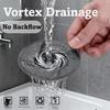 10pcs Vortex Design Drain Strainer Mesh Design Hair Collector Hygienic Hair Catcher  Kitchen