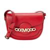 Hally Letter Buckle Solid Color Vintage Faux Leather Shoulder Crossbody Bag Mini Women Bags Red 32F1G2HC1L-602