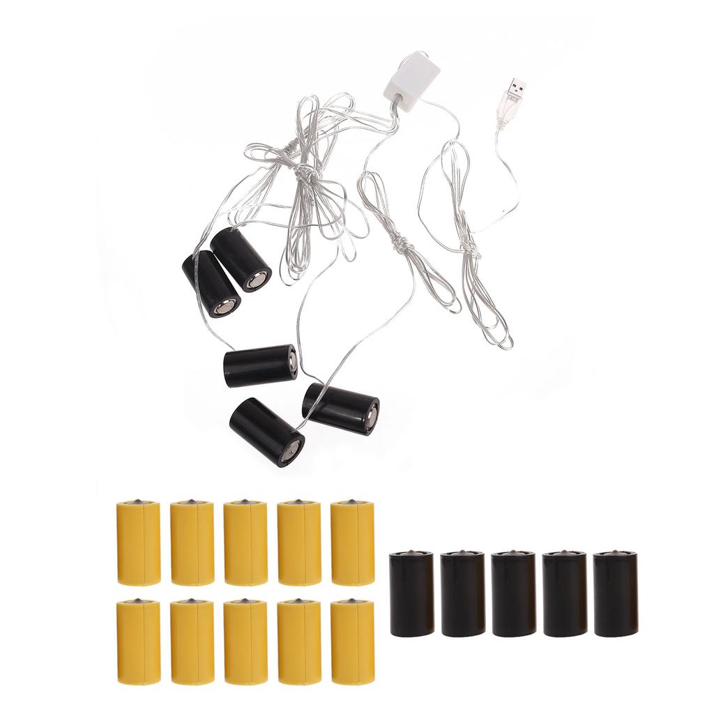 LR14 C Battery USB Power Supply Cable 4.5V 3V LR14 C Battery for Radio Electric Toy Clock LED Light