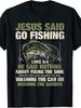 Instructed to Go Fishing - a Tale about Fish, The Bible, And Bass Fishing Apparel for Outdoor Activities And Casual Wear Throughout The Year