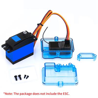 Transparentní vodotěsná skříňka přijímače ESC Ochranné pouzdro Kryt utěsněné náhradní skříňky pro Huanqi 727