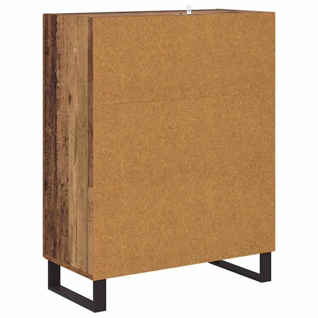 Reclaimed Wood Sideboard 27.8 x 13.4 x 35.4 in (L x W x H) Engineered Wood