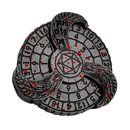 

Игральные кости дракона, металлические игральные кости с гироскопом, игральные кости-фиджет, портативная винтажная игрушка из цинкового сплава, игральные кости-компасы дракона, настольная игра, реквизит для вечеринки, подарок на день рождения серебряный