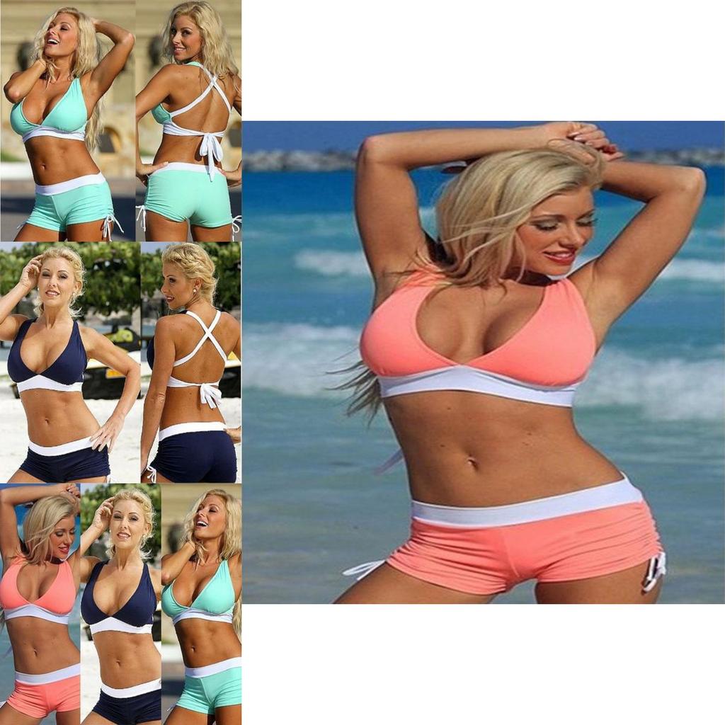 Premium Quality Women Summer Fashion Bikini Swimsuits Sexy Boxer Split Bikinis Beach Bikini For Effortless Style