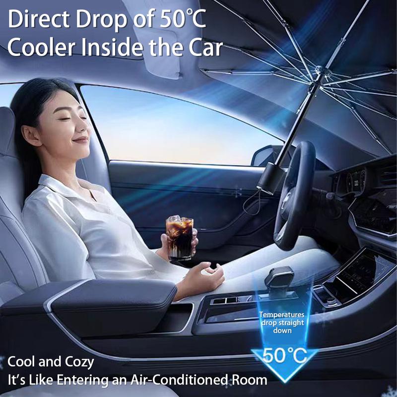 For Tesla Model 3 Model Y Series Car Windshield Sunshades Front Shading Umbrella