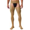 Mens Crotchless Pantyhose Floral Lace Design Open Leggings One Piece Garter Stockings Club Wear