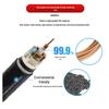 YJV Copper 3-Core 10/35 Sqmm Flame Retardant Power Cable, National Standard Insulated Conductor.