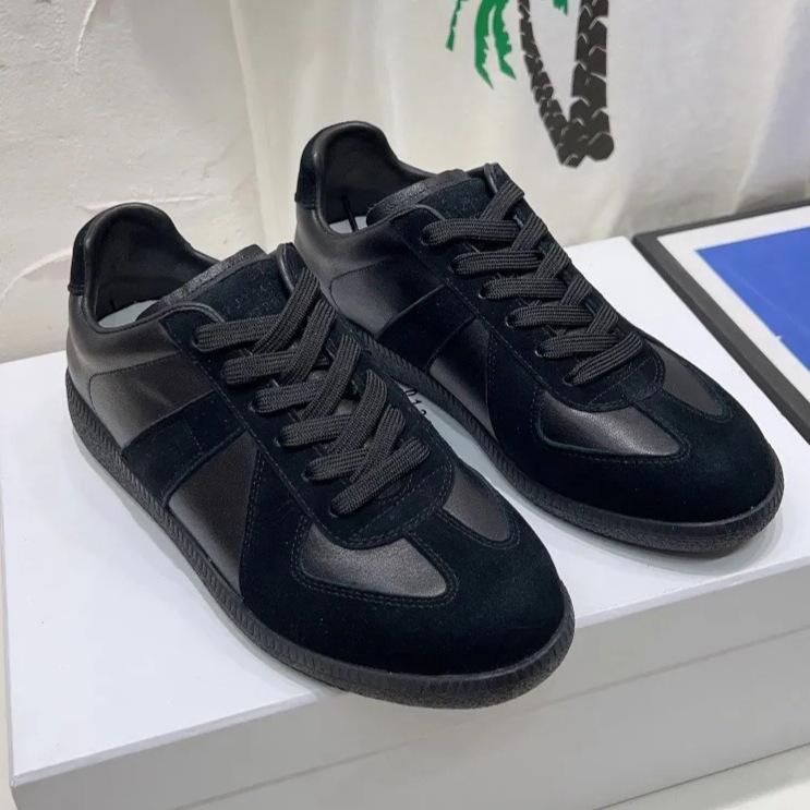 Schuhliebhaber Top Retro Weichsohlige Leder Joker Freizeit-Sneaker Riemen Flache Schuhe
